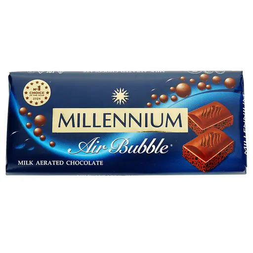 Шоколад Millennium молочный пористый 85 г (849567)