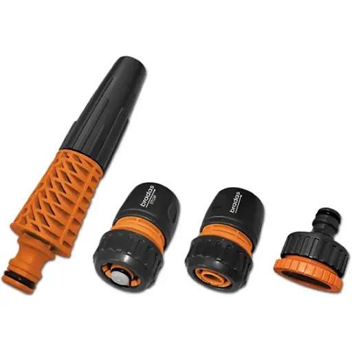 Комплект Bradas BLACK LINE из 4 элементов на шланг 3/4 (ECO-PWB5500-34) - фото 1