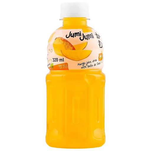 Напій Jumi Jumi зі шматочками желе Ната де коко та смаком манго 320 мл