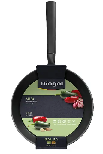 Сковорода Ringel Salsa чугунная 28 см без крышки (RG-1134-28 ci) - фото 5