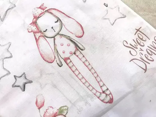 Хлопковая пеленка Moontime 100х80см "Кролики" - фото 2