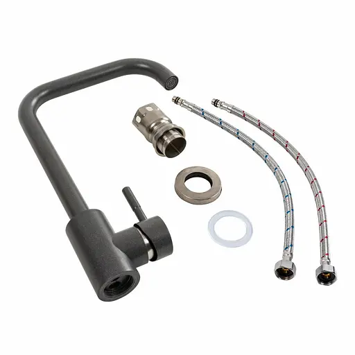 Змішувач для кухні Platinum NS02B (3008B) Моріон Графит - фото 2