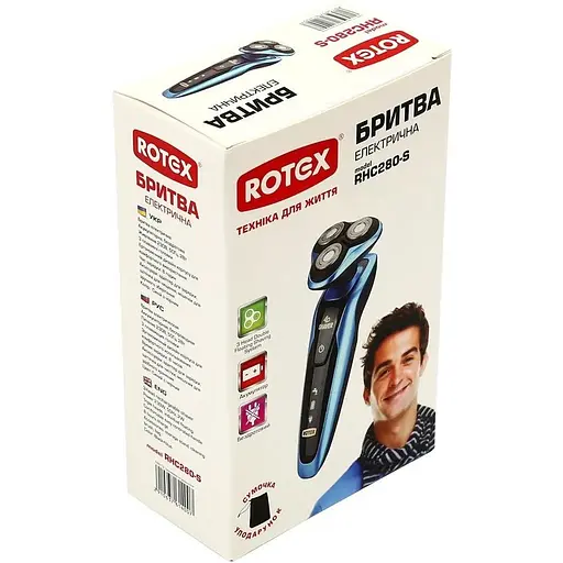 Електробритва чоловіча Rotex RHC280-S - фото 5