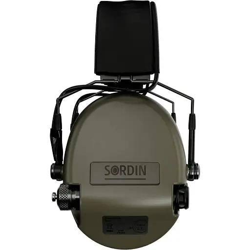 Активные наушники Sordin Supreme MIL AUX Slim с верхним держателем зеленые - фото 5