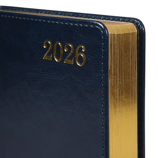 Дневник-деловая записная книжка А5 Leo Planner 2026 City синий 368 страниц (252666) - фото 5