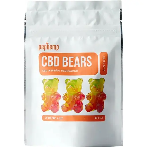 Желейные конфеты Pephemp мишки CBD с каннабидиолом 20 шт. 40 г