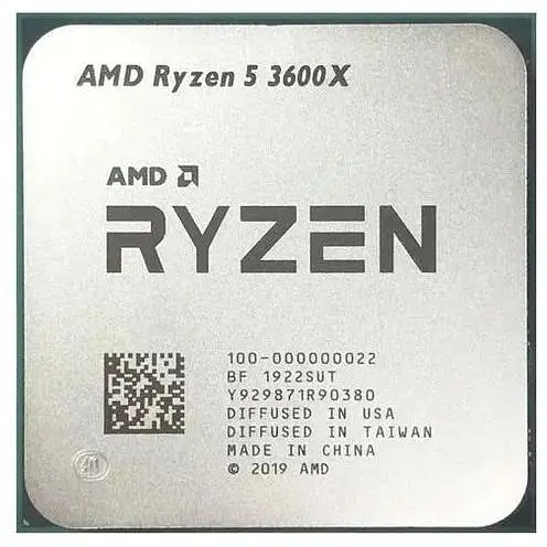 Процессор AMD AM4 Ryzen 5 3600X Tray 6x3.8 GHzTurbo Boost 4.4 GHz L3 32Mb Matisse разблокированный множитель - фото 1