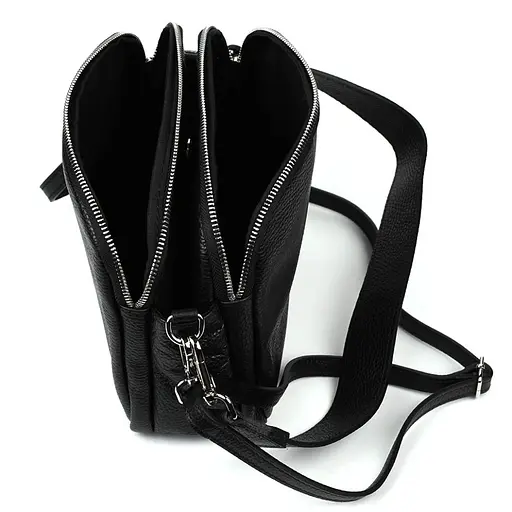 Кожаная женская сумка кросс-боди Virginia Conti 23х18х10 см nsa0001375 - фото 2