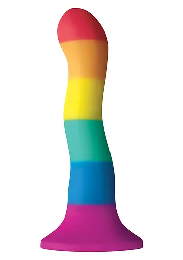 Фаллоимитатор Colours Pride Edition 6" Wave Dildo 15.2 см радужный - фото 2