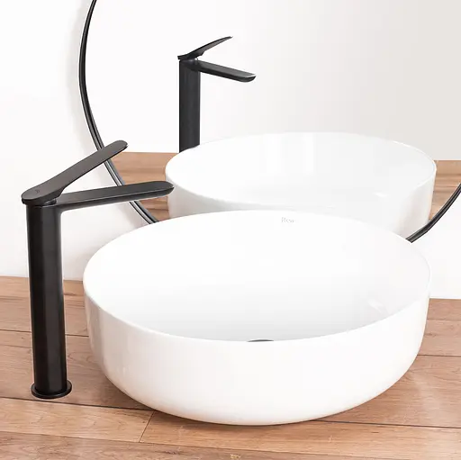 Смеситель для умывальника Rea Creek black mat черный высокий REA-B8404 Черный матовый - фото 4