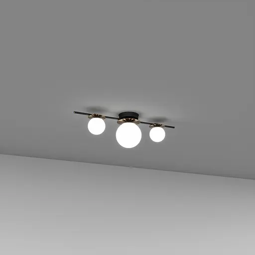 Стельовий світильник SV0025-3P BK+GD - фото 1