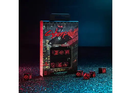 Набор кубиков Cyberpunk Red Essential Dice Set , 6 шт. (SCPE01) - фото 9