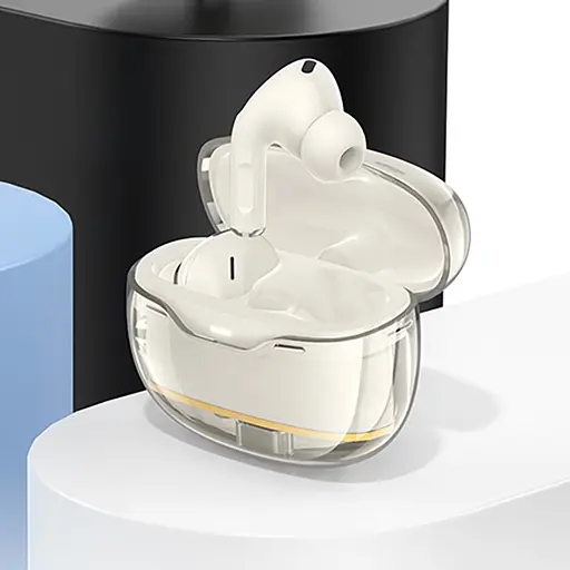 Навушники бездротові Hoco TWS EW54 вакуумні білий - фото 5