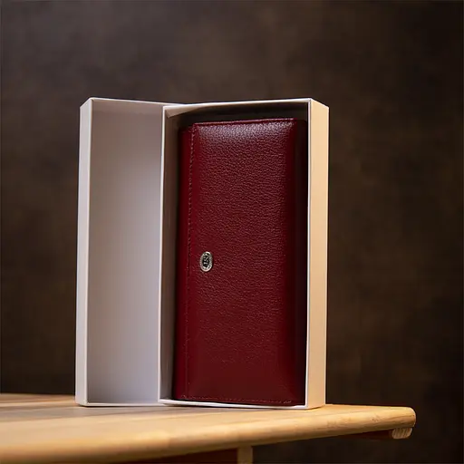 Кожаный женский кошелек ST Leather 19х10х3 см acs0018204 - фото 10