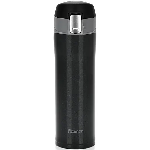 Термокружка Fissman 450 мл черная (9625)