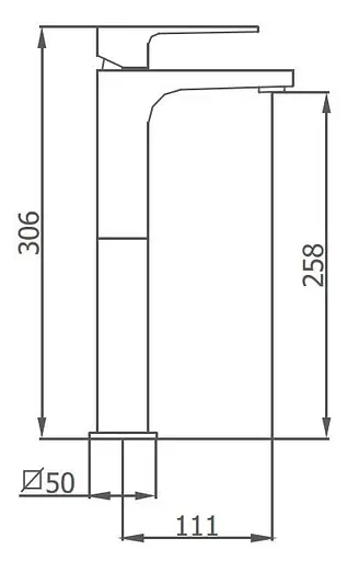 Смеситель для умывальника GRB Kala 60515601 Черный - фото 2