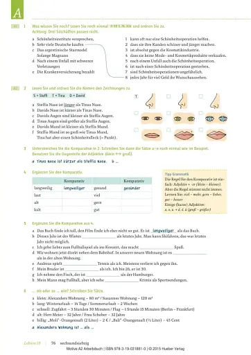 Motive A2 Arbeitsbuch, Lektion 9-18 mit MP3-Audio-CD - фото 2