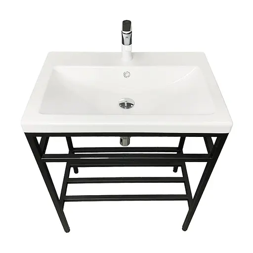 Раковина Adamant умывальник CERS искусственный камень прямоугольная - фото 6