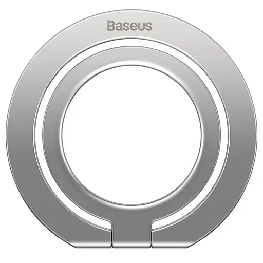 Тримач для телефону Baseus Halo Series Foldable Metal Ring (Single ring) (SUCH00001) Silver