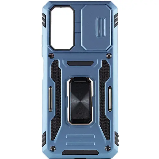 Ударопрочный чехол Camshield Army Ring для Xiaomi Redmi Note 11 (Global) / Note 11S / Note 12S Голубой / Light Blue - фото 4