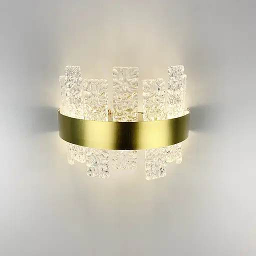 Бра дизайнерське з крижаними пластинами Line F MB 8082 - фото 10