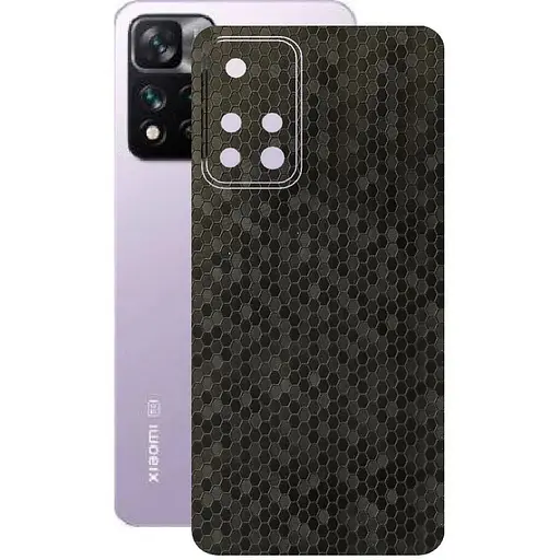 Защитная пленка StatusSKIN для Xiaomi 11i Hyper Charge 2022 Корпус Винил Соты черные