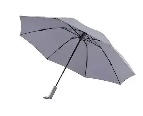 Зонт складной автоматический с фонариком Xiaomi RunMi 90 Points (90-LED) Grey - фото 3