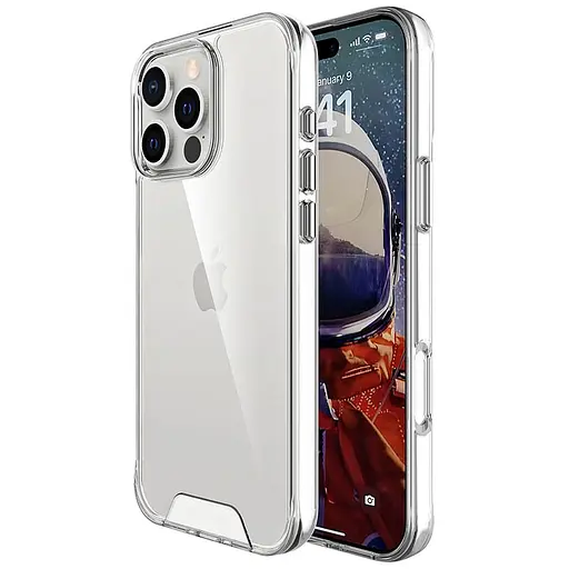 Чохол Epik TPU Space Case transparent для Apple iPhone 16 Pro 6.3 Прозорий - фото 4