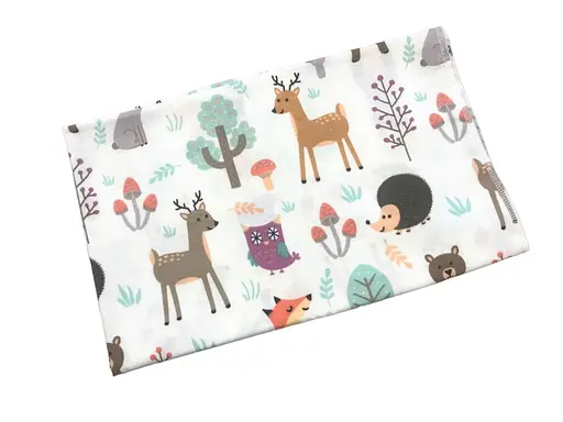 Пеленка фланель Moontime "Лесные зверята" - фото 1