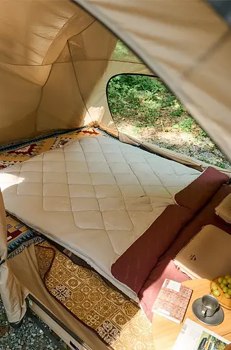 Одномісний спальний мішок Naturehike R350 CNH22SD005 (Біжево-бордовий) - фото 8