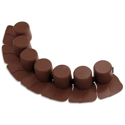 Палисад садовый Prosperplast Palisada 4.05 м коричневый - фото 3