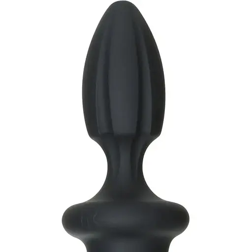 Анальний плаг з ділдо Doc Johnson Kink - Dual Density SecondSkyn Fuck Plug - Black - фото 2
