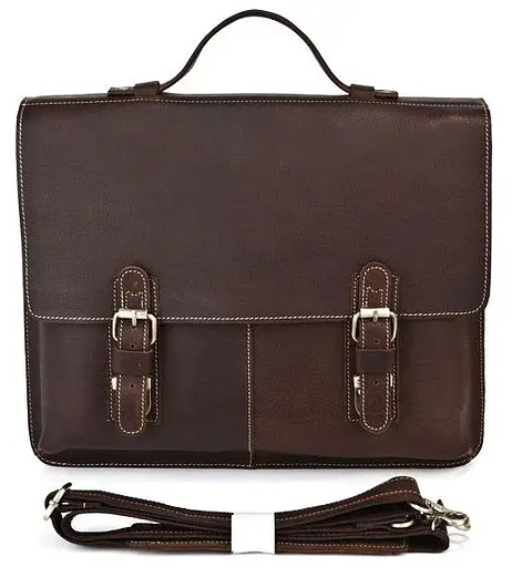 Чоловічий шкіряний портфель Vintage 38х30,5х7,5 см sum0012730 - фото 4