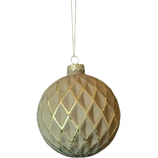 Ялинкова кулька Chomik рельєфна соти 8 см бежева (5900779882607_3)