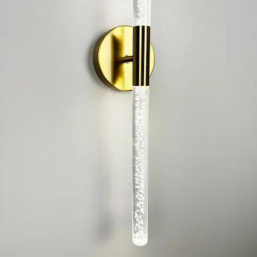 Настінний світильник в латунному корпусі 60 см Арт. W 013/600 FGB Line F - фото 4