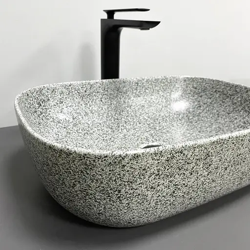 Умивальник VBI Ravenna space grey matt накладний VBI-011222, Сірий - фото 4