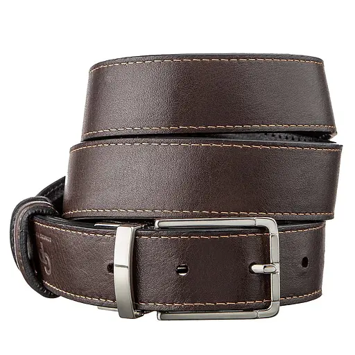 Ремінь шкіряний Grande Pelle чоловічий 3,4х120 см acs0014944 - фото 3