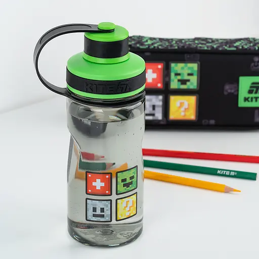 Бутылочка для воды Kite Multiplayer черная 500 мл (K25-397-1) - фото 4