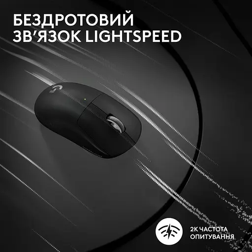 Миша комп'ютерна Logitech G Pro X Superlight 2 Lightspeed Wireless Black (910-006630, 910-006632) - фото 6