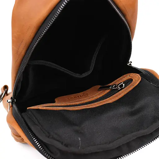 Рюкзак кожаный на плечо TARWA nsa0001183 - фото 7