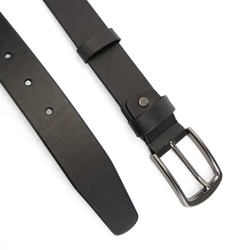 Ремень мужской кожаный Handycover НС-3428 XXL черный (145 см) - фото 2