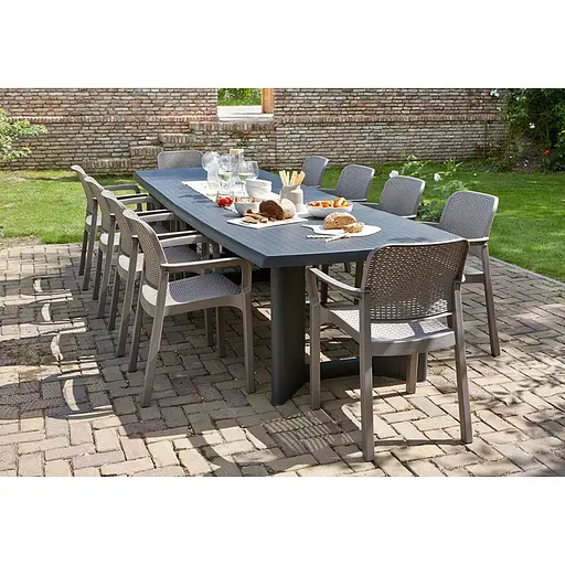 Стул садовый пластиковый Keter Samanna бежевый - фото 4