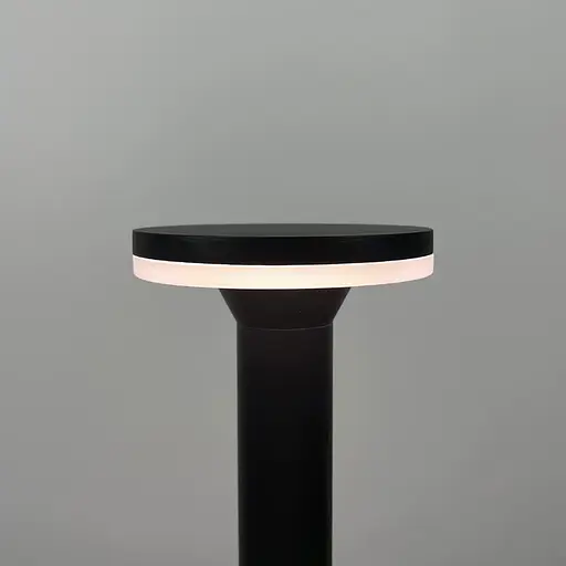 Ландшафтний світильник стовпчик з круглим верхом 60х15 см | Line F | Арт. 76106-6 - фото 4