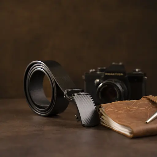 Ремінь шкіряний Vintage чоловічий 115х3,4 см acs0015149 - фото 6