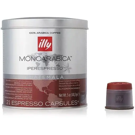 Кофе в капсулах iperEspresso Illy Guatemala ж/б 21 шт - фото 1