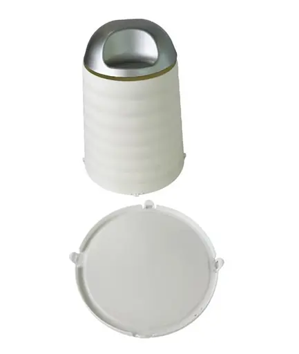 Мусорное ведро Motek на 7 л 17х24х30 см Белый (WBS-112)  - фото 3