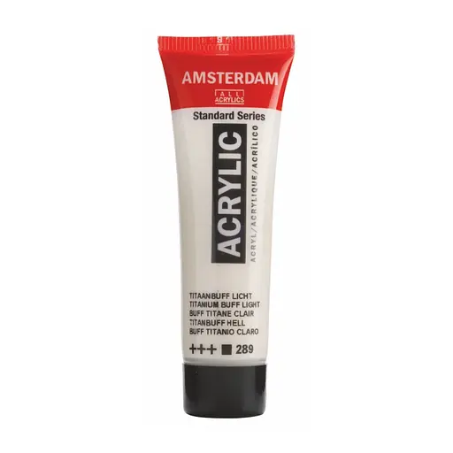 Фарба акрилова Amsterdam 289, Титановий буф світлий 120 мл