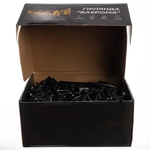 Вулична гірлянда Бахрома GarlandoPro 50 м 840 LED чорний дріт Білий 50MBW - фото 5