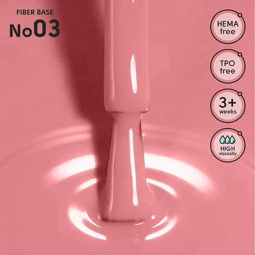 Камуфлирующая база Shelly с нейлоновыми волокнами 03 Fiber Base 12 мл - фото 2