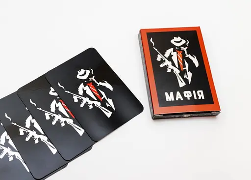 Настільна гра Fun Games Shop Мафія пластикова (Mafia) (укр.) (58263) - фото 4